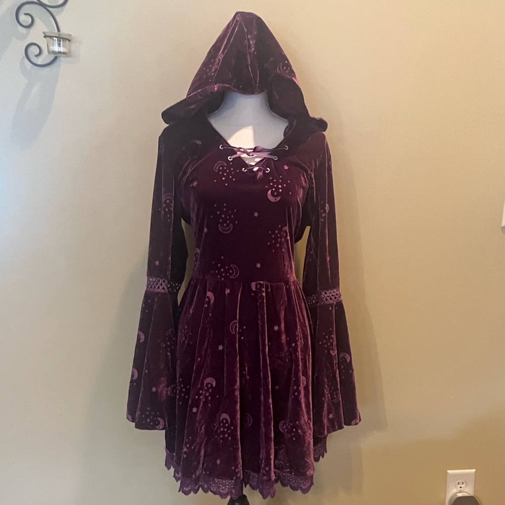 Spirt Halloween: Celestial Hooded Dress Halloween costume **NEW WITH BAG** SZ XL